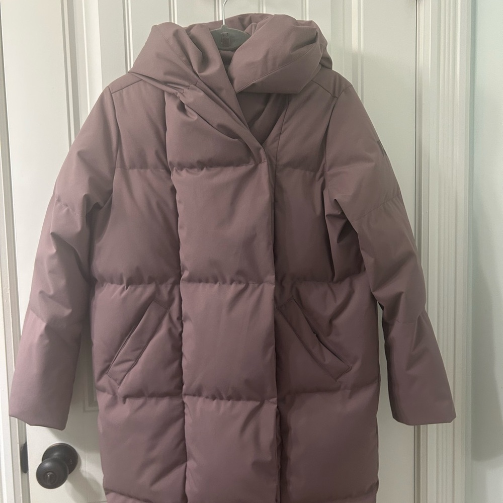 Frank & Oak Mauve Puffer Jacket